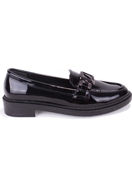 DZA07-863701 Siyah Rugan Günlük Loafer Kadın Ayakkabı fiyatları