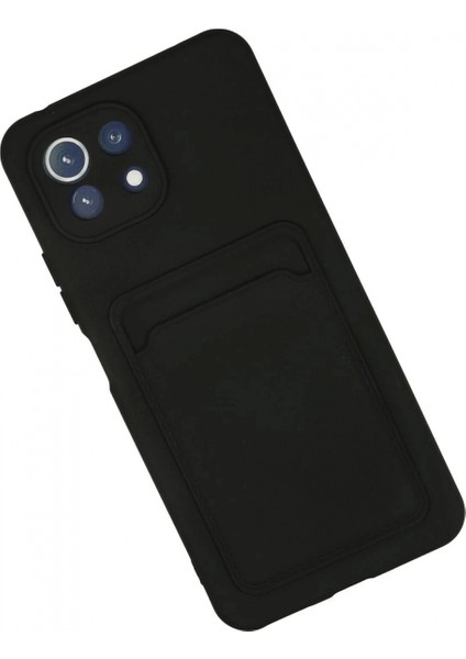Xiaomi Mi 11 Lite Kılıf Kelvin Kartvizitli Silikon - Siyah (K95) fiyatları