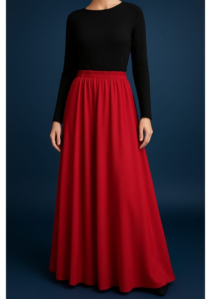 Gümüş collection, kloş etek,Şifon Etek, renk kırmızı fiyatları