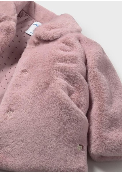 Kız Çocuk Tüylü Mont 2434 1/4 Yaş modelleri