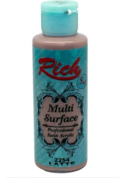 Rich Akrilik Boya Multi Surface 120 cc Latte 2254