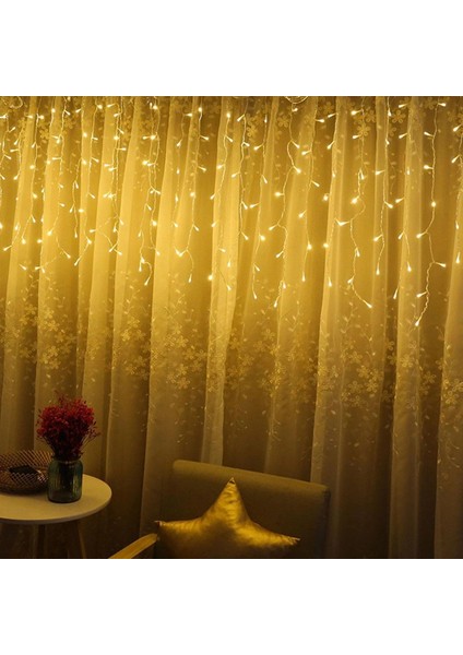 8 Fonksiyonlu 16 Saçaklı Perde LED 3 x 1 (Günışığı) (4887) modelleri