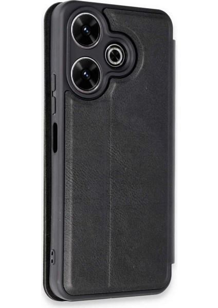 Xiaomi Redmi 13 4g Kılıf Flip Cover - Siyah (K95) fiyatları
