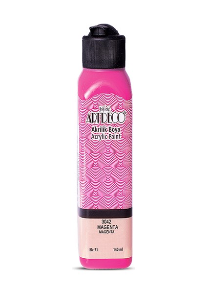 Artdeco Akrilik Boya 140 ml Magenta 070R-3042