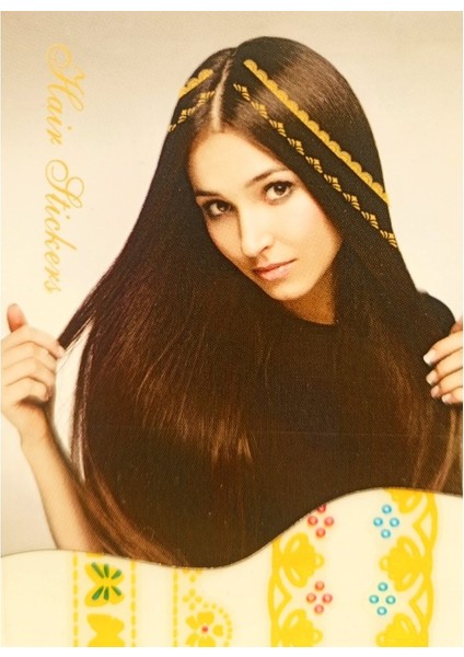 Renkli Şık Tasarım Saç Süsleme