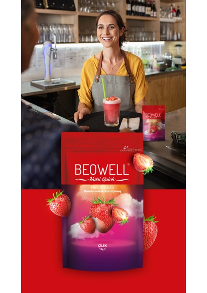 Nutri Quick – Freeze Dried Dondurularak Kurutulmuş Çilek indirimleri