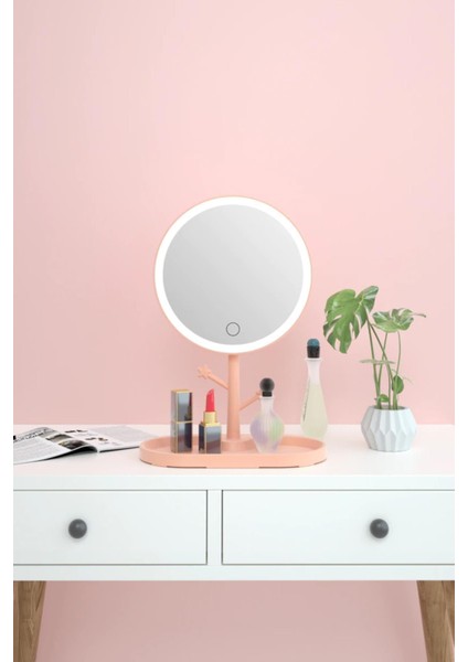 Dokunmatik LED Işıklı Yuvarlak Makyaj Aynası modelleri