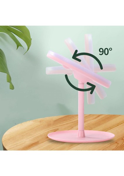 Dokunmatik LED Işıklı Yuvarlak Makyaj Aynası