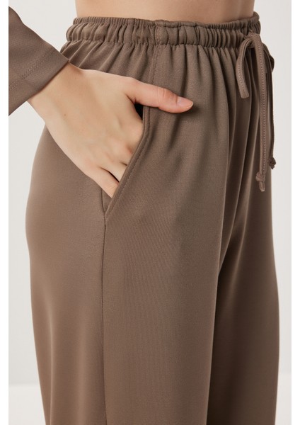 Basic Yumuşak Modal Alt-Üst Takım LXA0009 Vizon fırsatları