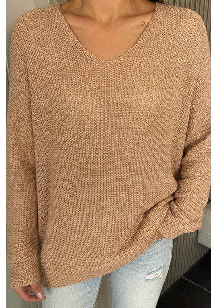 V Yaka Salaş Triko Bluz (S,m,l,xl Uyumludur) P-00018225 fiyatları