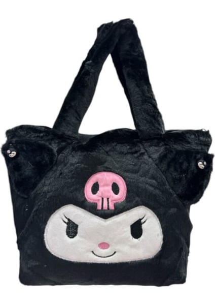 Kuromi Hello Kitty Sanrio Karakterleri Büyük Boy Peluş Çanta (35CM*30CM)