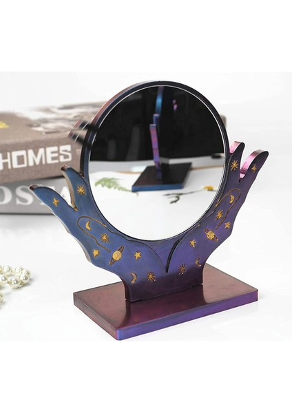 Epoksi Desenli Ayaklı Ayna Kalıbı - Dekoratif Masaüstü Ayna Için Silikon Kalıp fırsatları