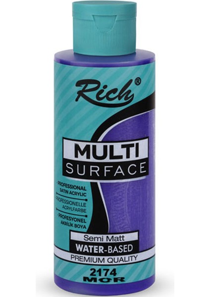 Rich Akrilik Boya Multi Surface 120 cc Mor 120-2174