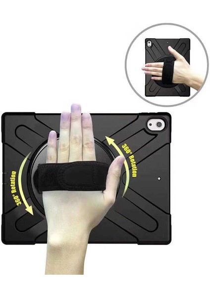 iPad Pro 12.9 2018 (3.nesil) - Uyumlu Uyumlu Spıa Defender Tablet Silikon-Siyah modelleri