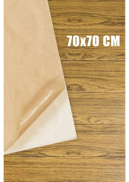 4 Adet, 70X70CM 0,50M² 3D Dekoratif Ahşap Lambri Görünüm Kendinden Yapışkanlı Duvar Kağıdı Kaplama Panel Köpük -AD01 fiyatları