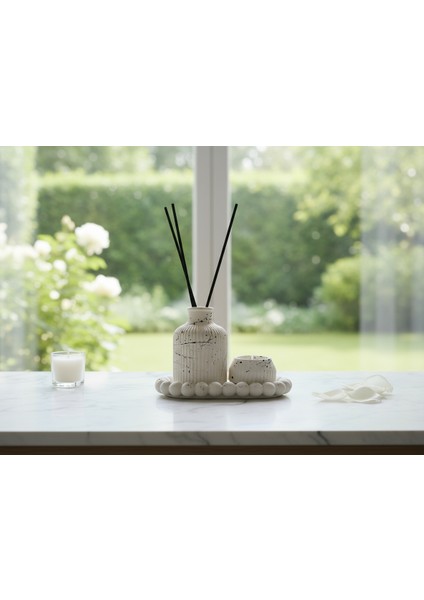 Özel Tasarım Tealight Vazo ve Mumluk Seti , Şık Masa Dekorasyonu