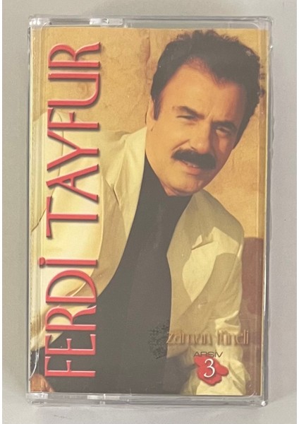 Ferdi Tayfur Zaman Tüneli Arşiv 3 Kaset (Jelatininde Sıfır Orijnal Dönem Baskı Kaset)