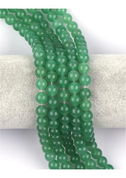 Aventurin Doğal Taş Dizi 8 mm Yuvarlak Kesim