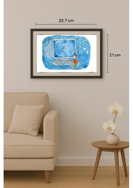 Aurel Stefan Alexandrescu 29X21CM Orijinal Karikatür Tablo fiyatları