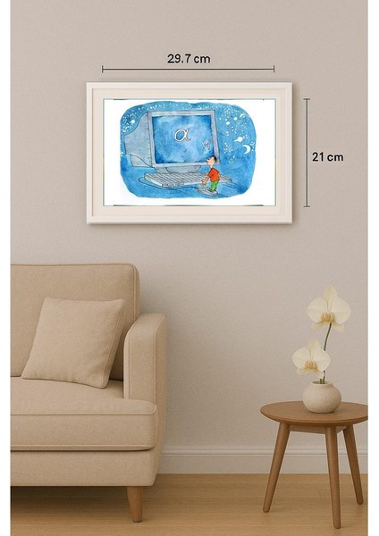 Aurel Stefan Alexandrescu 29X21CM Orijinal Karikatür Tablo indirimleri