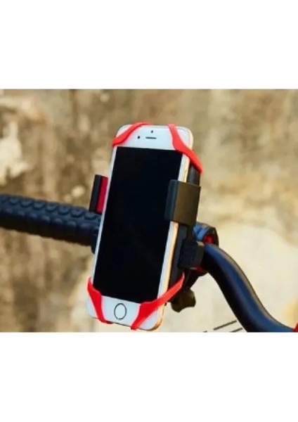 Lastik Destekli Standlı Bisiklet Telefon Tutucu fırsatları
