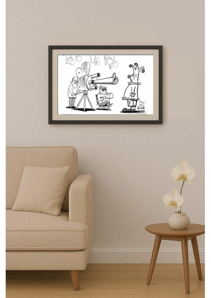 Yoshiaki Yokota 36x26cm Orijinal Karikatür Tablo fiyatları