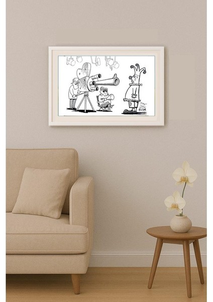 Yoshiaki Yokota 36x26cm Orijinal Karikatür Tablo indirimleri