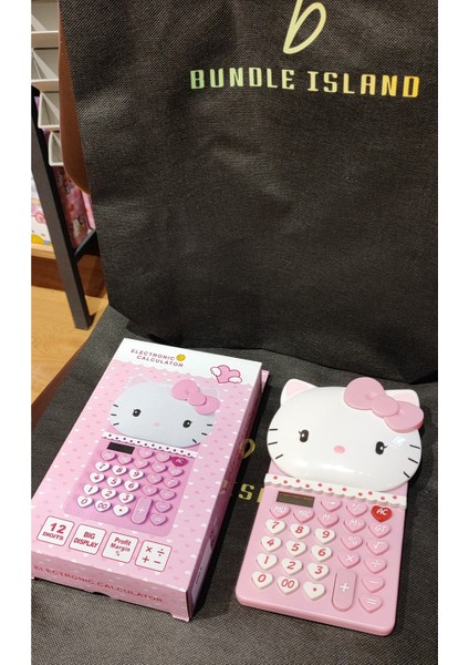 Hello Kitty Büyük Boy Hesap Makinesi
