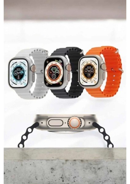 Bluetooth Bağlantılı 49MM Dokunmatik Akıllı Saat Sağlık ve Spor Takip Özellikli indirimleri