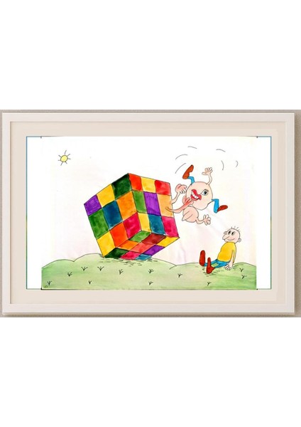 Roslyakova Nadya 29X21CM Orijinal Karikatür Tablo fırsatları