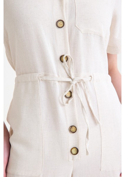 Keten Günlük Tulum