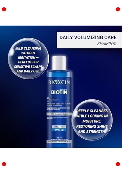 Biotinli Dökülme Karşıtı Şampuan 300 ml fırsatları