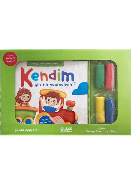 Kendim Için Ne Yapmalıyım? - Görgü Kuralları Serisi - Oyun Hamurlu Kitap Seti