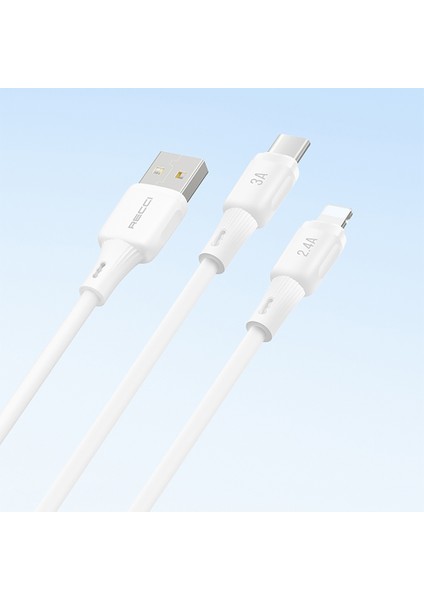 RS52CL Type-C To Lightning Pd Hızlı Şarj Özellikli Data ve Şarj Kablosu 30W 1m Beyaz indirimleri