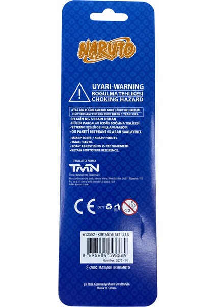 Naruto Kırtasiye Seti 3'lü fiyatları