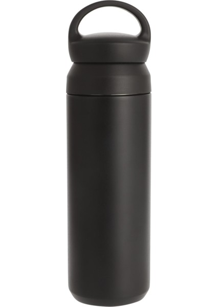 Siyah Çelik Termos 500 ml Taşıma Saplı