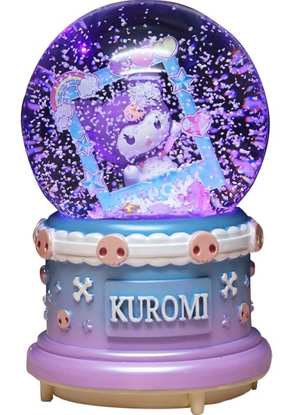 Kuromi Tasarım Orta Boy Işıklı Müzikli Kar Küresi fiyatları