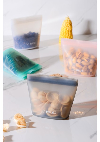 Mood Hava Sızdırmaz Kilitli Silikon Saklama Torbası 250 ml | Gri fırsatları