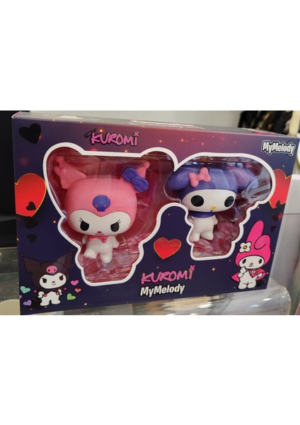 Kuromi My Melody 2 Li Kutu Figür (10CM)