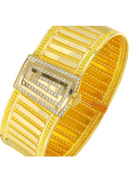 Altın Kelepçe Bilezik - 14K fırsatları