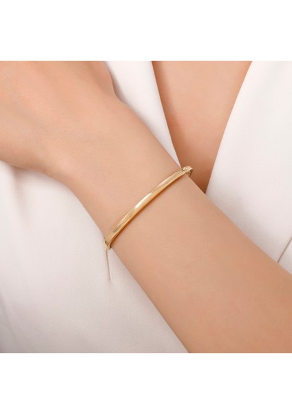 Altın Kelepçe Bilezik - 14K modelleri