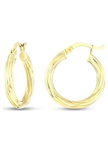 Altın Halka Küpe - 14K