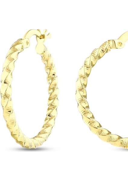 Altın Halka Küpe - 14K fiyatları