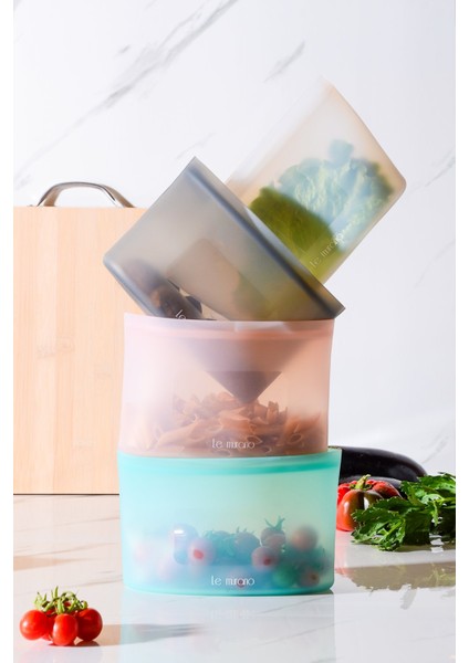 Mood Hava Sızdırmaz Kilitli Silikon Saklama Torbası 680 ml | Yeşil fırsatları