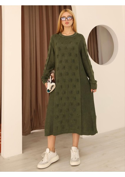 Etnik Bohem ve Otantik Tarz Standart Beden %yüz Pamuk Triko Elbise fiyatları