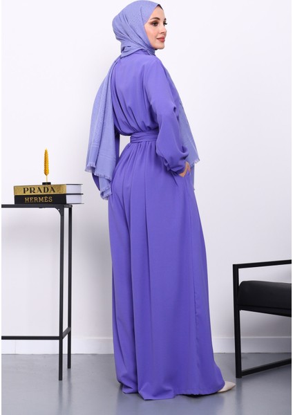 Lila Bel Lastikli Tulum fırsatları