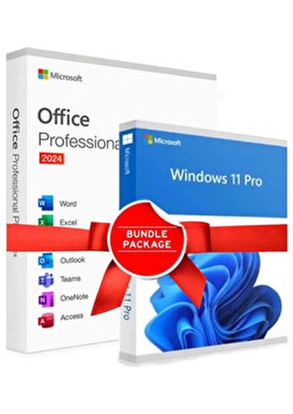 Windows 11 Pro Lisans Key ve Office 2024 Pro Plus Etkinleştirme Ürünü (Kod ile Aktivasyon) fiyatları