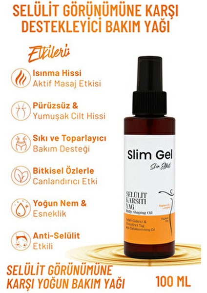 Selülit Karşıtı – Sıkılaştırıcı & Pürüzsüzleştirici Nemlendirici Vücut Bakım Yağı