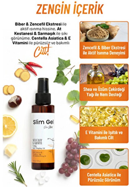 Selülit Karşıtı – Sıkılaştırıcı & Pürüzsüzleştirici Nemlendirici Vücut Bakım Yağı fırsatları