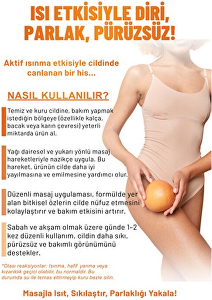 Selülit Karşıtı – Sıkılaştırıcı & Pürüzsüzleştirici Nemlendirici Vücut Bakım Yağı indirimleri